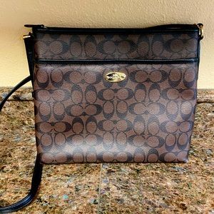 Coach File Crossbody in Signature Canvas